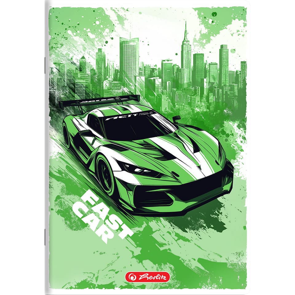 Zeszyt A5 32k kratka margines FAST CAR 400196836 HERLITZ