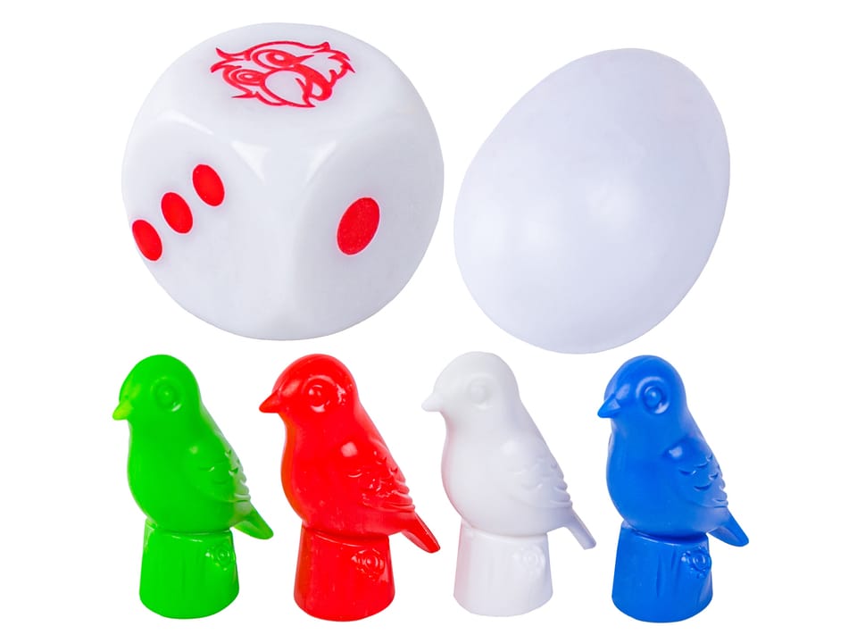 Zręcznościowa gra SPADAJĄCE JAJKO Wyścigi ptaszków Egg Rolling