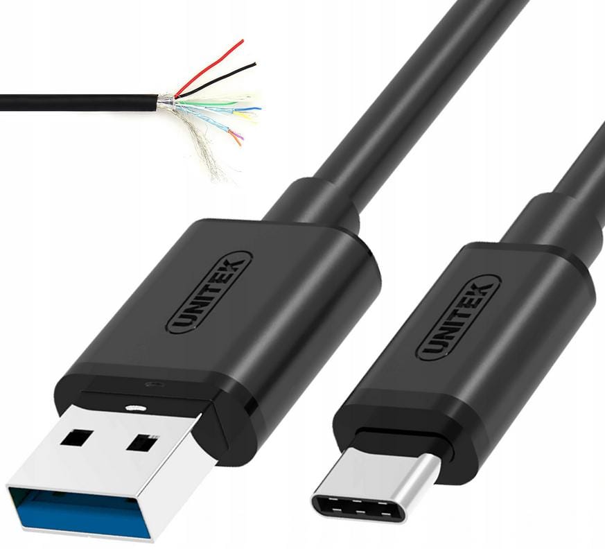 Unitek przewód USB 3.1 typ A - typ C M-M 3 m