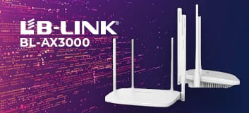 Router LB-Link AX3000, Wi-Fi 6, Easy Mesh, 3000 Mbps, gigabitowe porty, bezprzewodowa sieć, stabilne połączenie, nowoczesny router