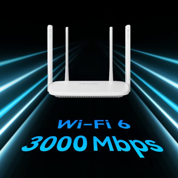 Router LB-Link AX3000, Wi-Fi 6, prędkość 3000 Mbps, szybkie połączenie, gaming bez lagów, stabilna sieć, nowoczesna technologia