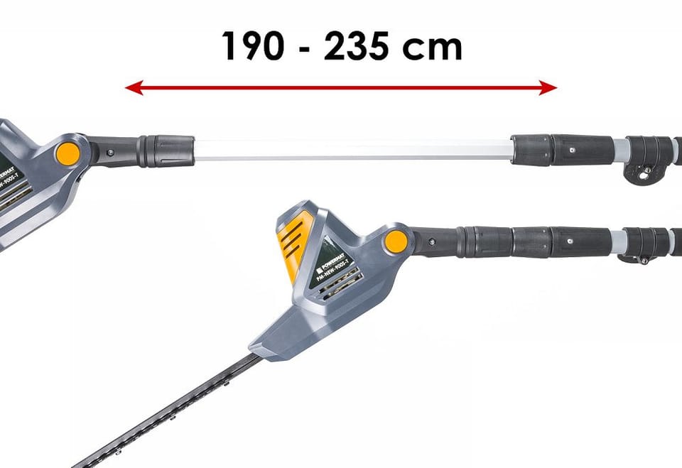 Elektryczne nożyce do żywopłotu na wysięgniku Powermat PM-NEW-900S-T