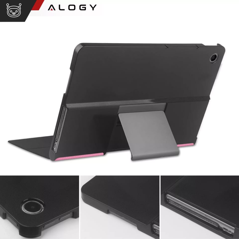 Etui ochronne do Lenovo Tab Plus 11.5" 2024 TB351FU Alogy Book Cover Case obudowa na tablet Różowe