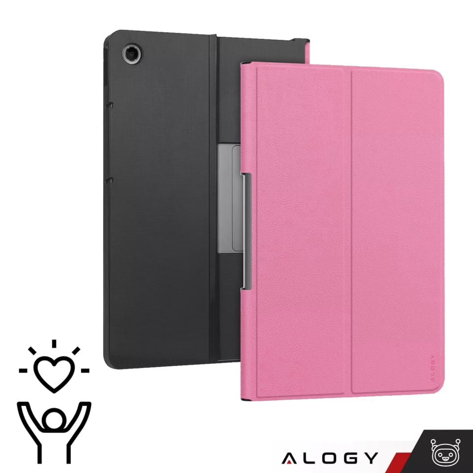 Etui ochronne do Lenovo Tab Plus 11.5" 2024 TB351FU Alogy Book Cover Case obudowa na tablet Różowe