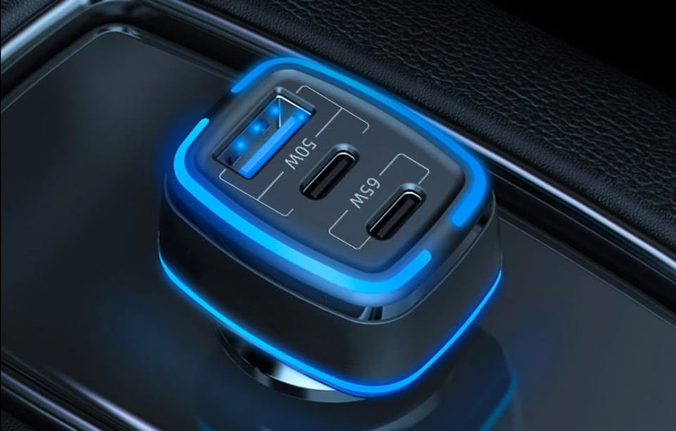 Ładowarka Samochodowa BlitzWolf BW-BC4 115W 3-Port USB-C PD QC FCP AFC SCP
