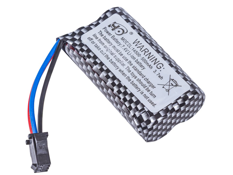 Pakiet Li-ion 7,4V 500mAh Bateria DRIFT Akumulator Do Samochodu Do Driftu SC16A