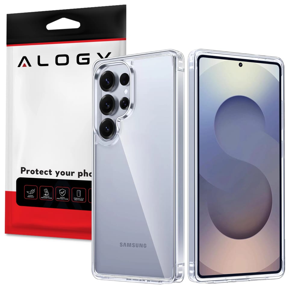 Etui do Samsung Galaxy S25 Ultra obudowa ochronna na telefon Alogy HybridShield™️ Case Przezroczyste
