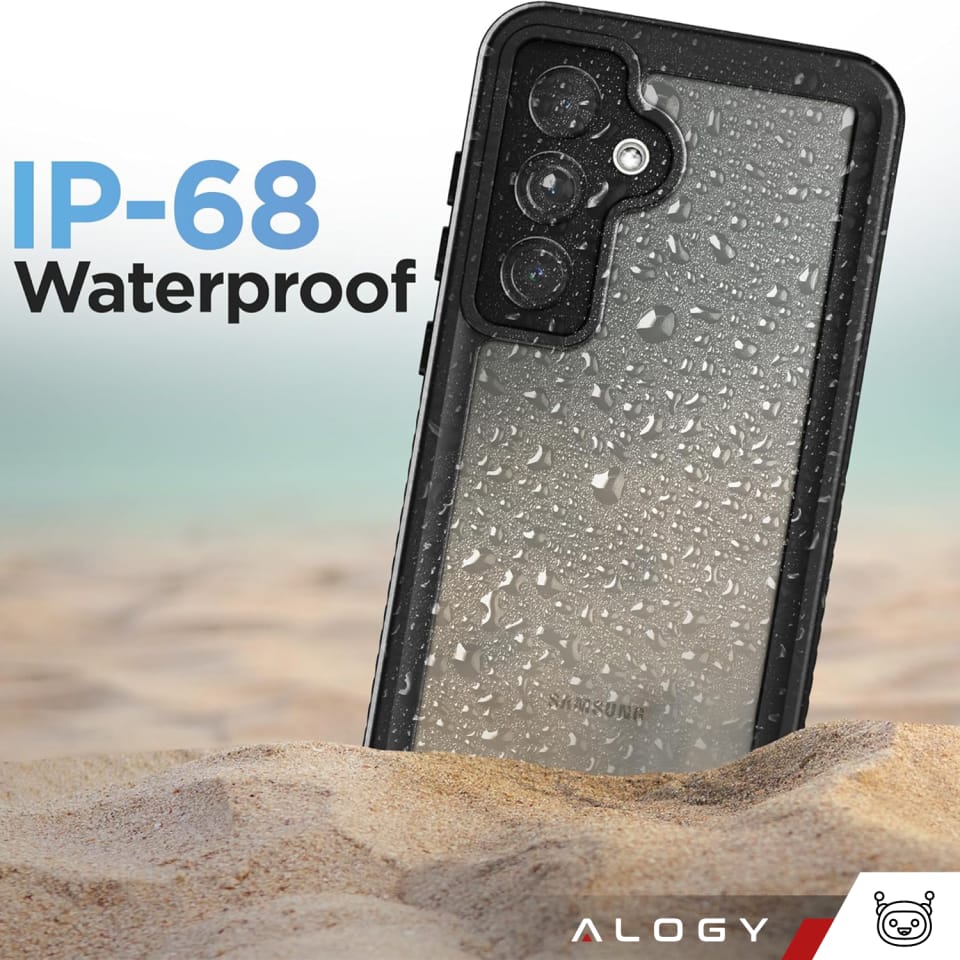 Etui Wodoodporne do Samsung Galaxy S25 Alogy HydroArmor™ IP68 Case z przezroczystym tyłem Pancerna obudowa 360
