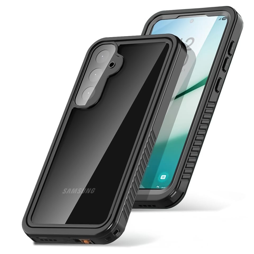 Etui Wodoodporne do Samsung Galaxy S25 Alogy HydroArmor™ IP68 Case z przezroczystym tyłem Pancerna obudowa 360