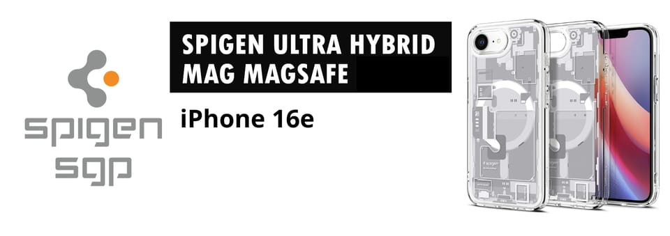 Etui Spigen Ultra Hybrid Mag MagSafe do   iPhone 16e zero one biały