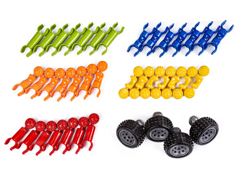 Colorful Building Blocks Skeleton of 40 Elements