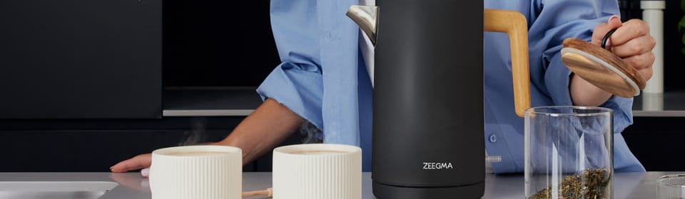 Czajnik elektryczny Ketlee Wood Black