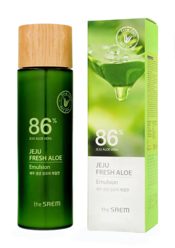 The Saem Jeju Fresh Aloe Essence. The Saem Jeju Fresh Aloe Toner.