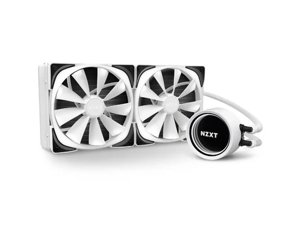 Water Cooling Kraken X63 white 280mm RGB Illuminated Fans & Pump