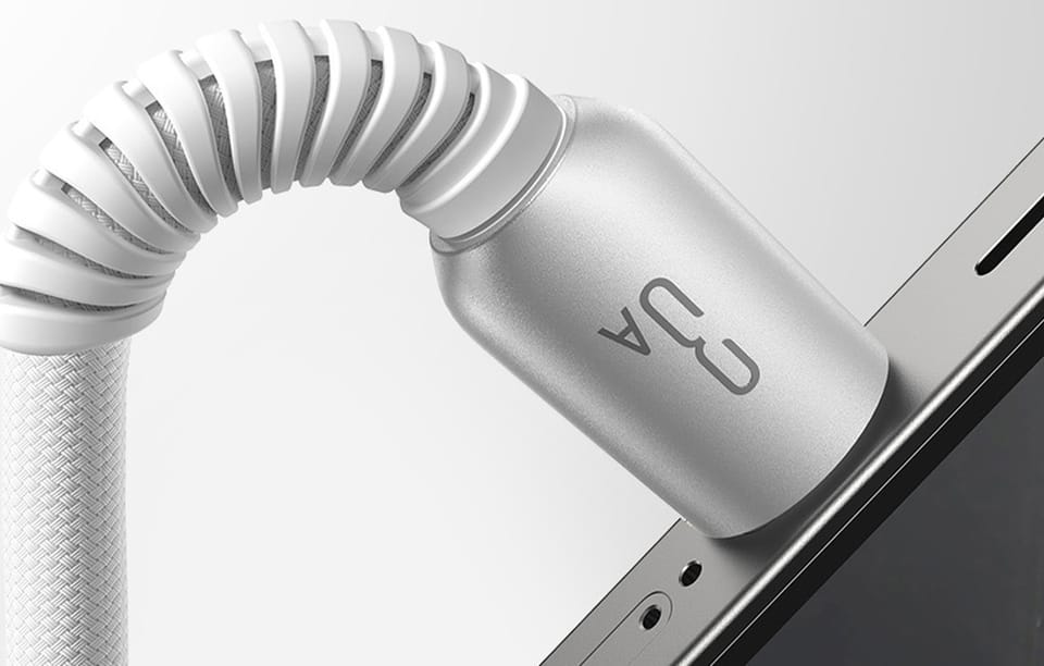 Kabel USB USB-C Joyroom S-A51 Cutting-Edge 3A 1.2m szary