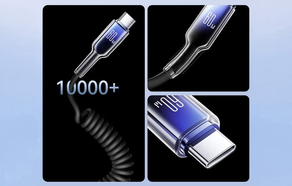Kabel USB-C - USB-C Joyroom S-A43 60W 1.5m czarny