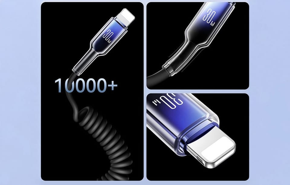 Kabel USB-C Lightning Joyroom S-A43 30W 1,5m czarny