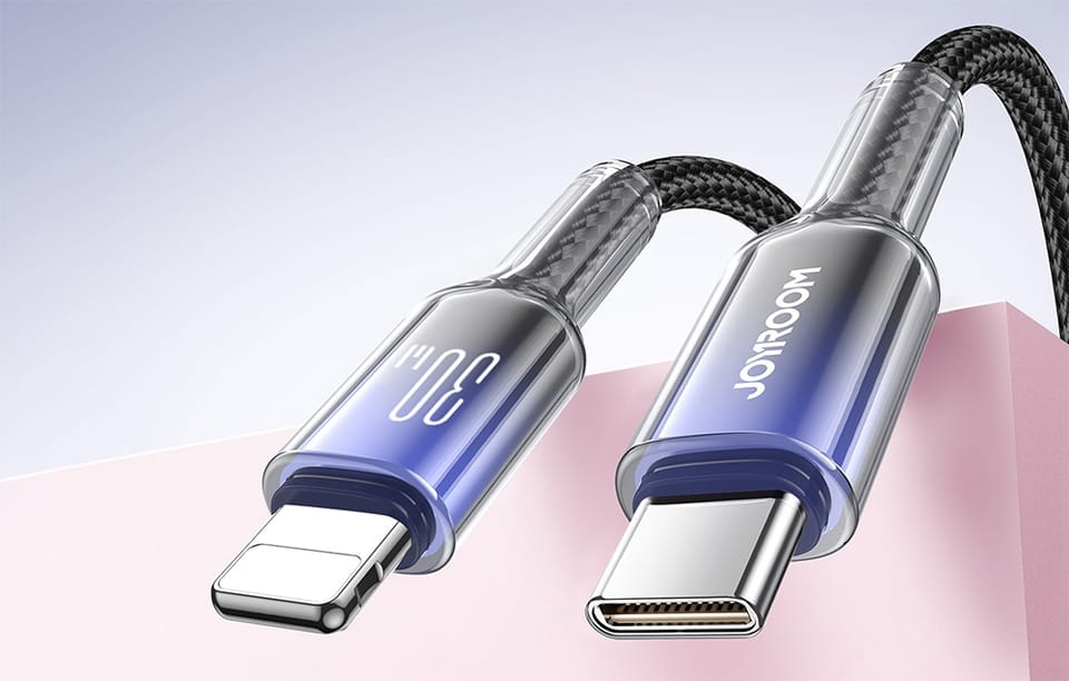 Kabel USB-C Lightning Joyroom S-A42 30W 1.2m czarny