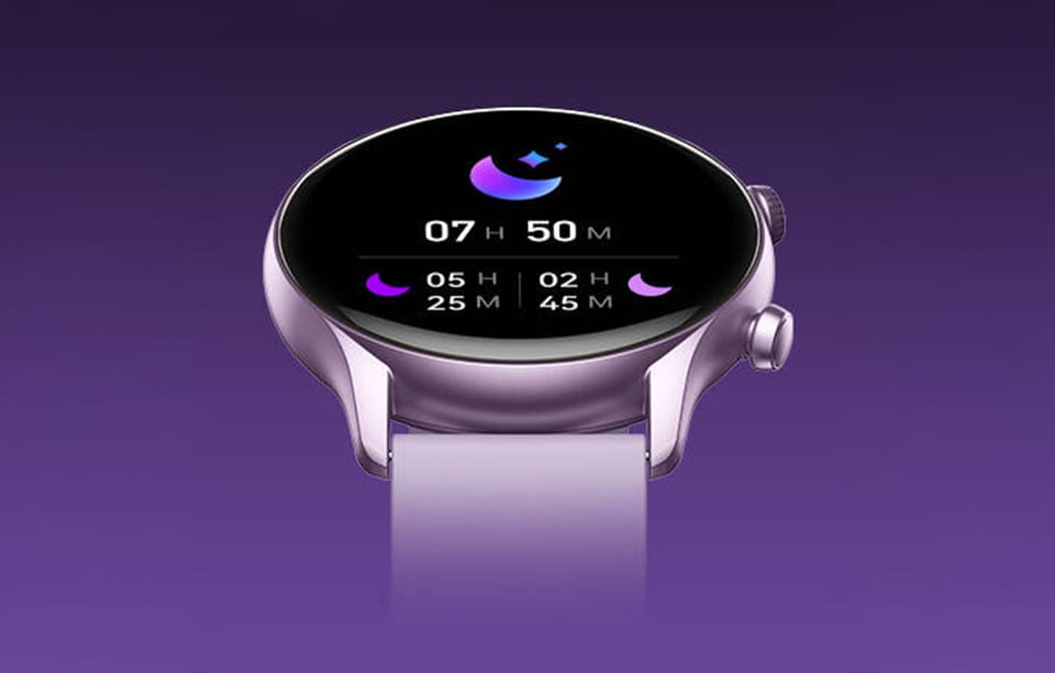 Smartwatch ZEBLAZE Btalk 3 Plus (fioletowy)