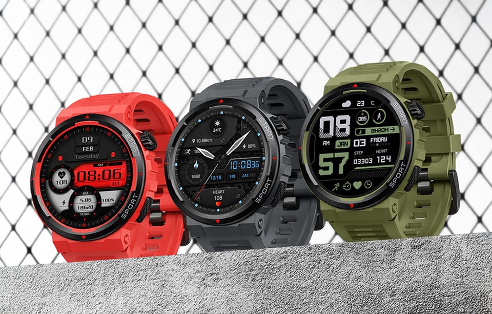 Smartwatch ZEBLAZE Ares 3 Plus (czarny)