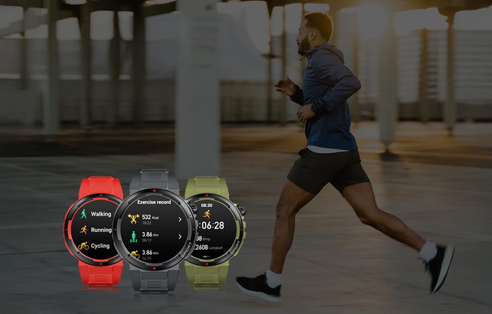Smartwatch ZEBLAZE Ares 3 Plus (czarny)