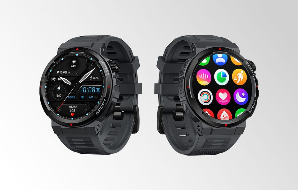 Smartwatch ZEBLAZE Ares 3 Plus (czarny)
