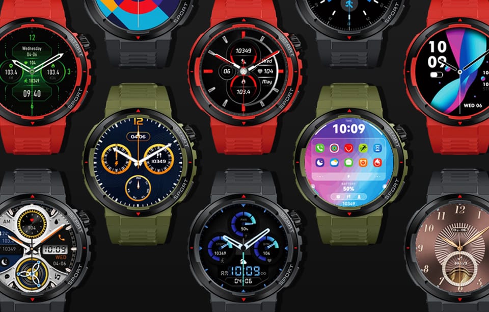 Smartwatch ZEBLAZE Ares 3 Plus (czarny)
