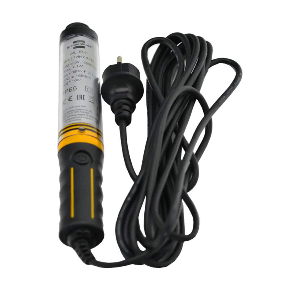 WL 550 LED Flashlight with Pull-out Hook IP65 LED SMD 570lm Brennenstuhl  1175470010