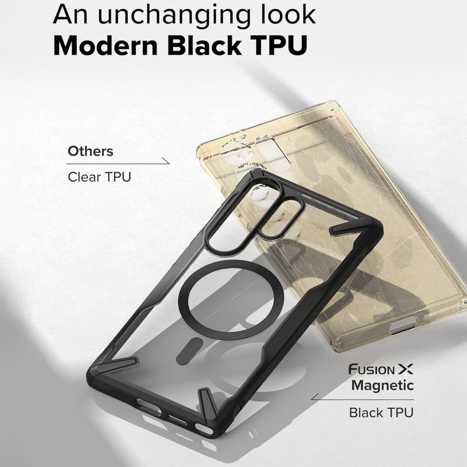 Etui do Samsung Galaxy S25 Ultra Ringke Fusion X Magnetic MagSafe Black