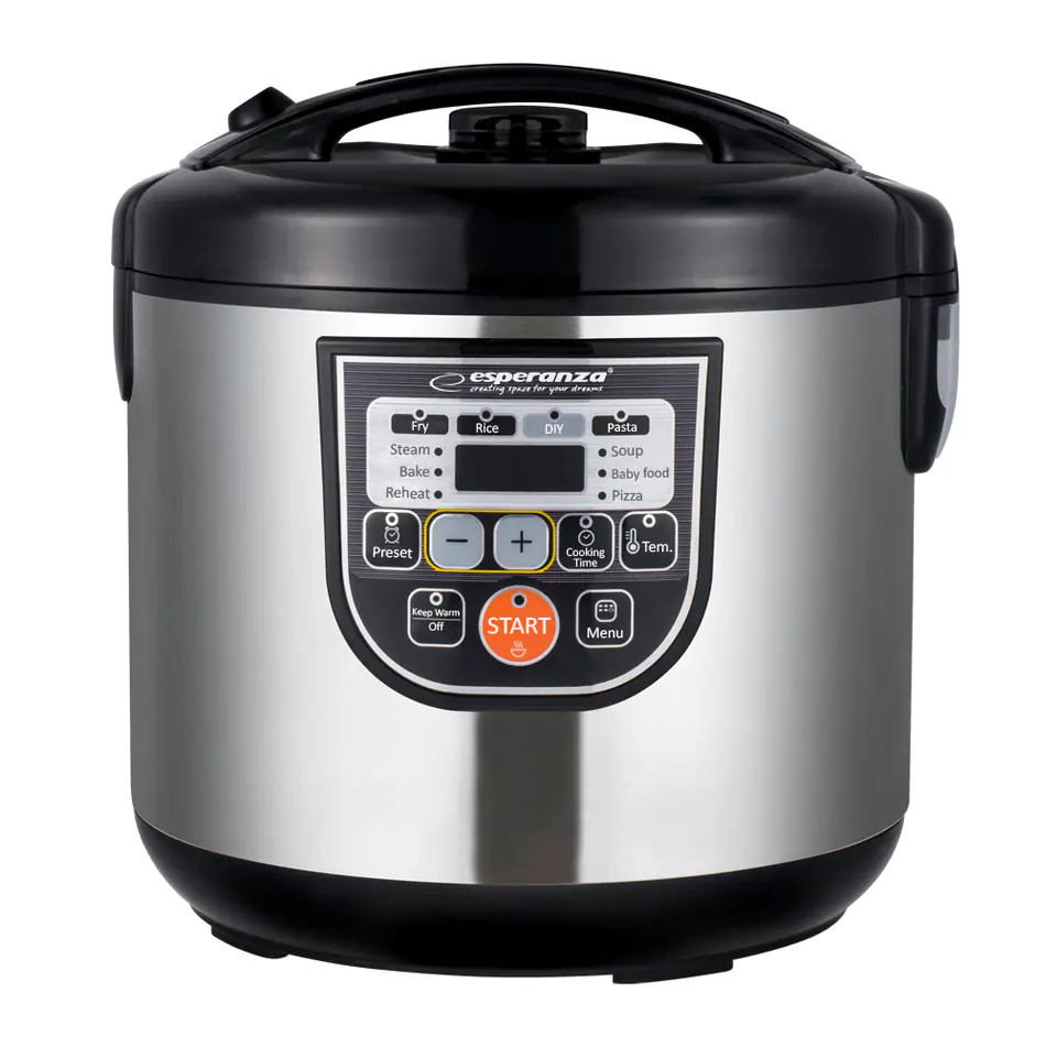 Esperanza EKG011 multi cooker 5 L 860 W Black, Stainless steel ...