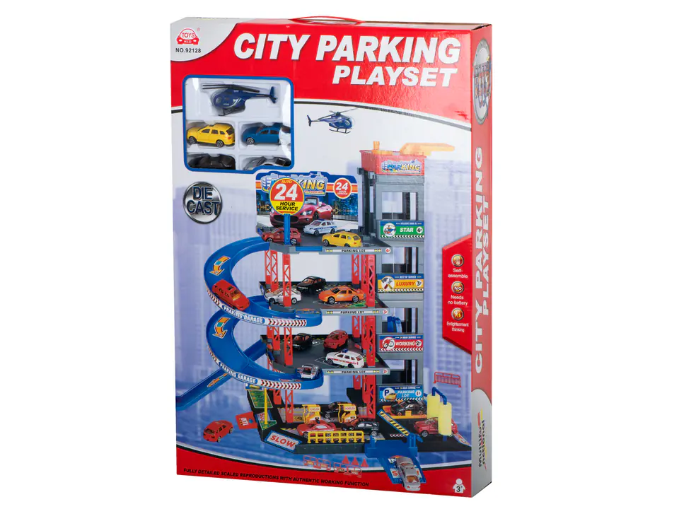 Parking garage bunk gas station car wash