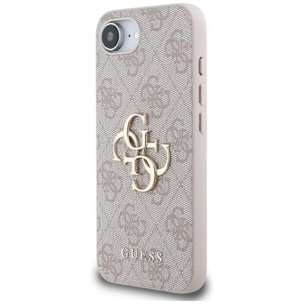 Etui Guess 4G Big Logo do iPhone 16e     różowy
