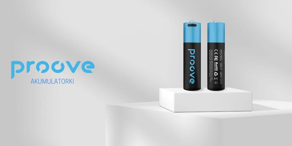 Proove Akumulatorki AA 2400mWh 2szt      czarny/black