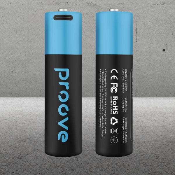 Proove Akumulatorki AA 2400mWh 2szt      czarny/black