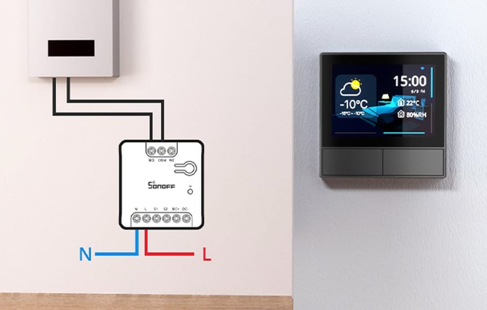 Przełącznik SONOFF MINI-D Matter Wi-Fi AC/DC 12-48V
