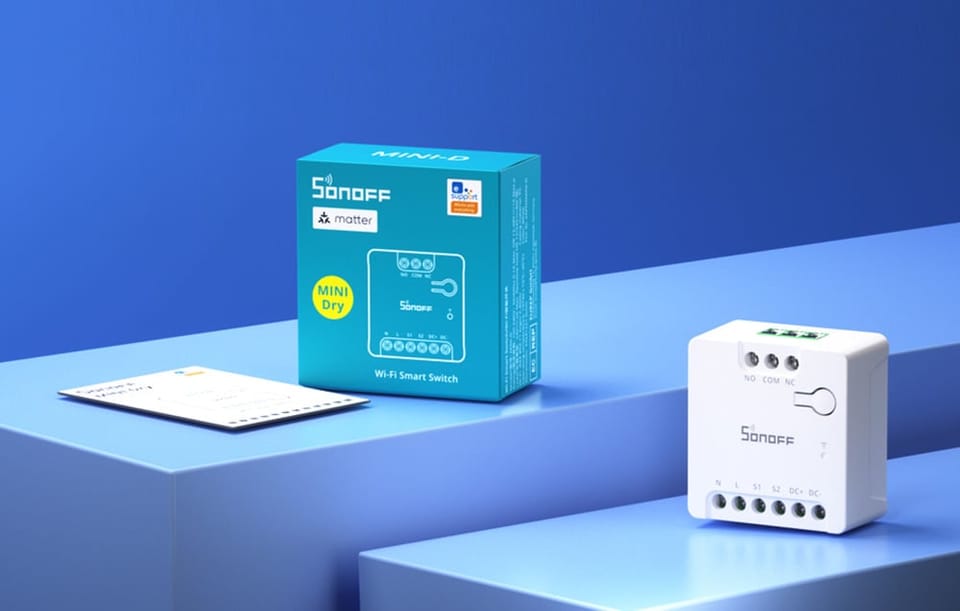 Przełącznik SONOFF MINI-D Matter Wi-Fi AC/DC 12-48V