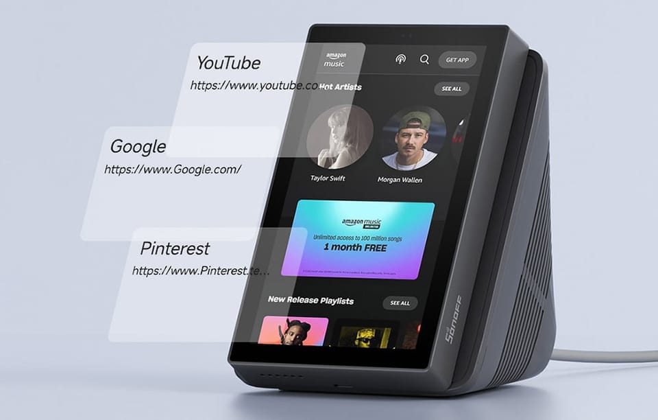 Panel sterowania SONOFF NSPanel Pro 120 Matter (czarny)