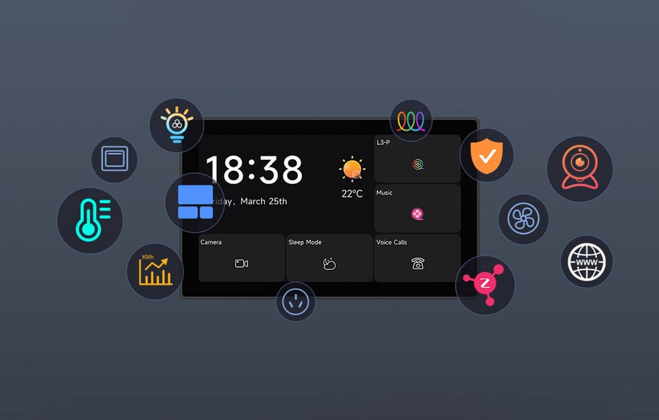 Panel sterowania SONOFF NSPanel Pro 120 Matter (czarny)