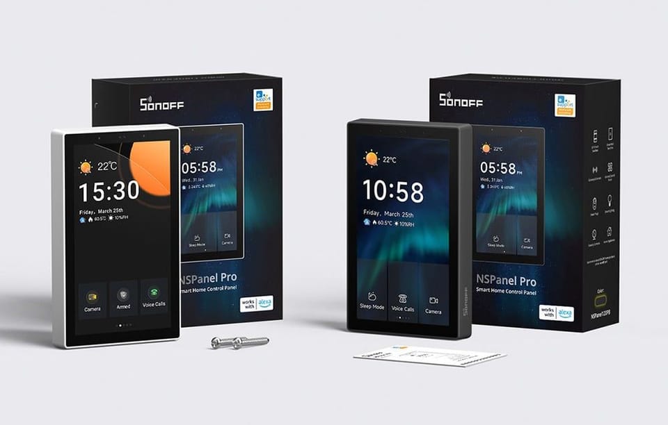 Panel sterowania WiFi/Bluetooth/ZigBee Matter SONOFF NSPanel Pro 120 (biały)