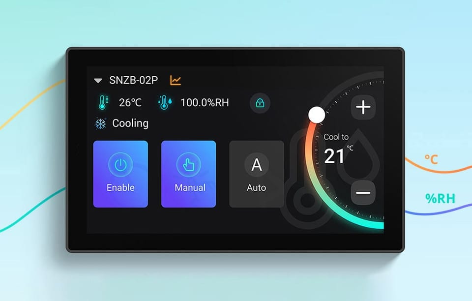 Panel sterowania WiFi/Bluetooth/ZigBee Matter SONOFF NSPanel Pro 120 (biały)