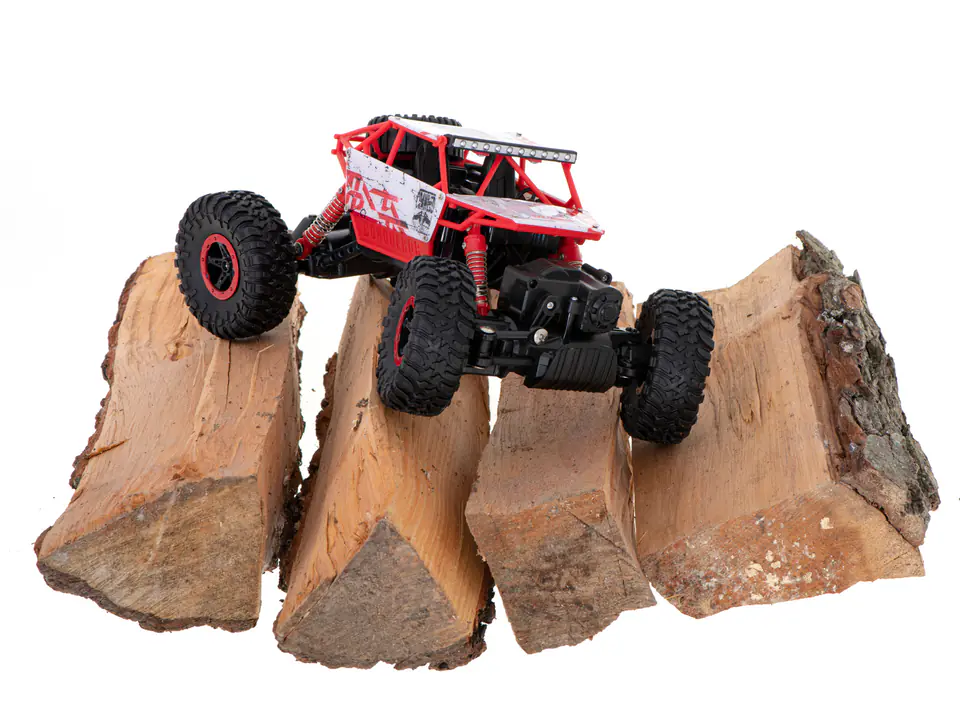 Car RC Rock Crawler HB 2.4GHz 1:18 red