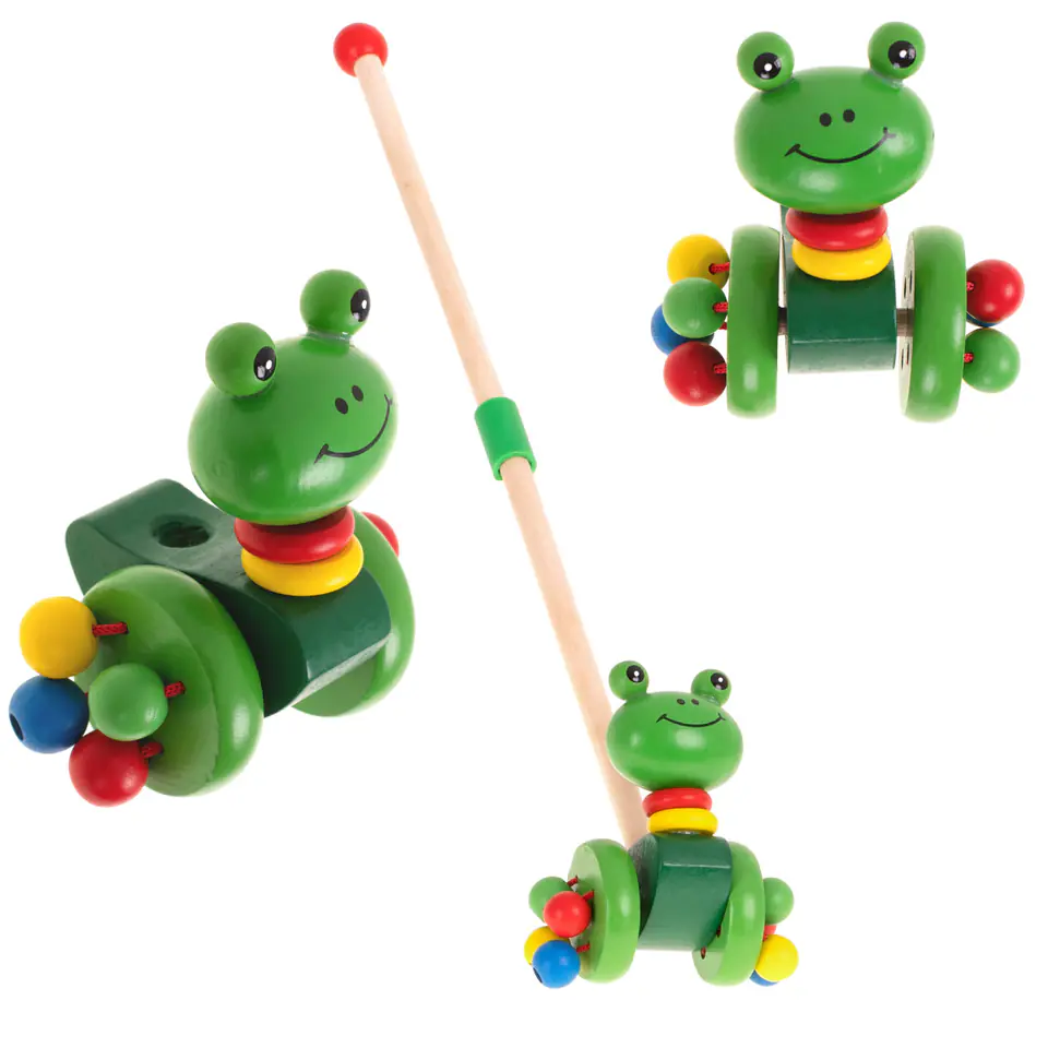 Frog Green Pulling Toy