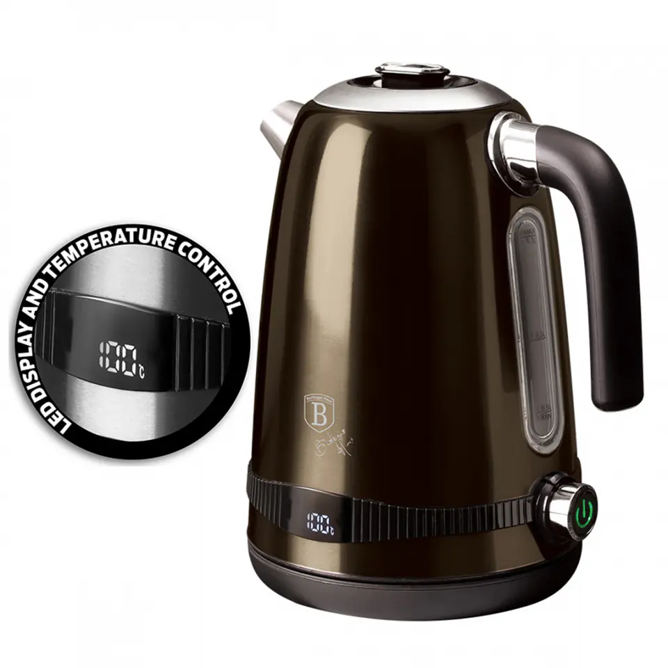 Berlinger Haus - Rose-gold Electric kettle with temperature controlle by  BerlingerHaus.com