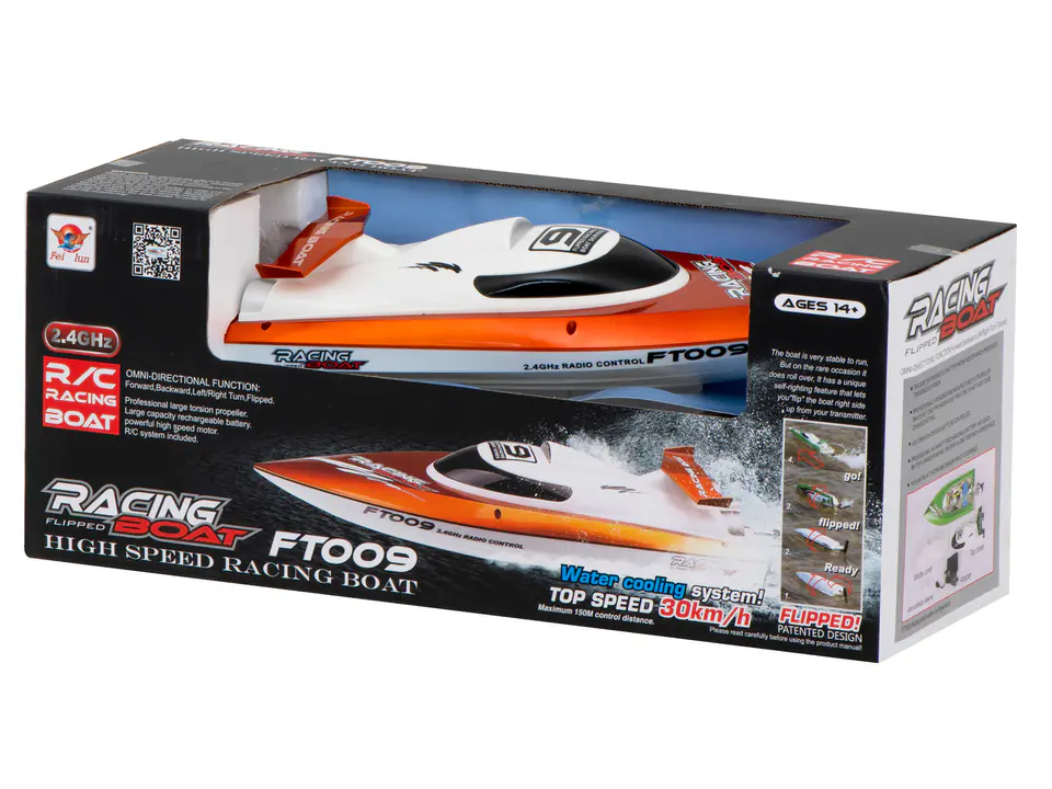 RC Boat Remote Controlled FT009 Green