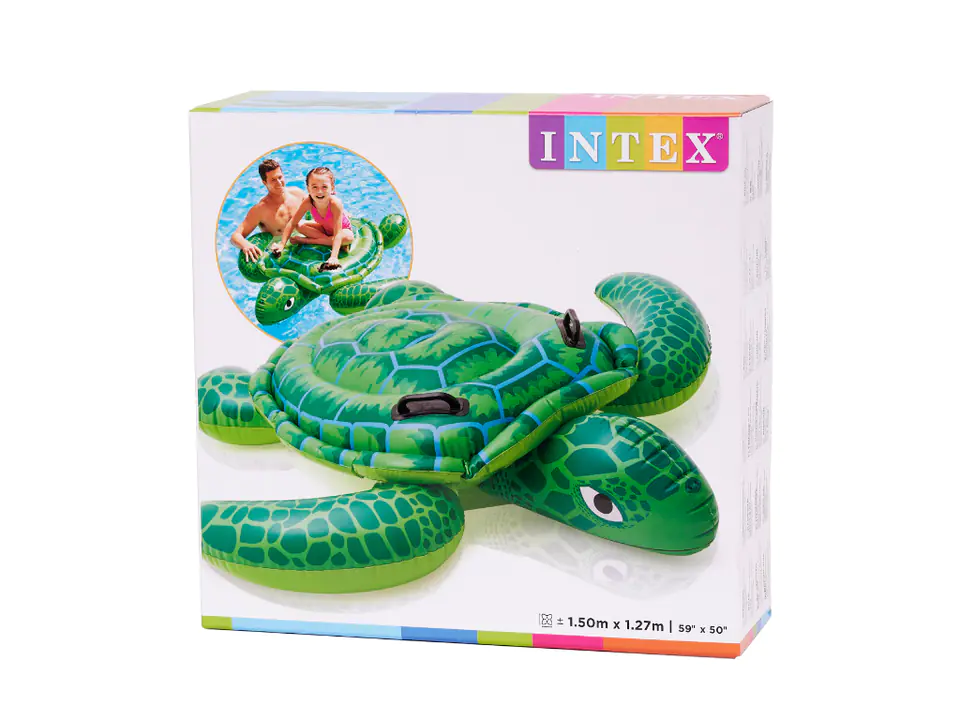 INTEX Air mattress for swimming inflatable turtle 150cm