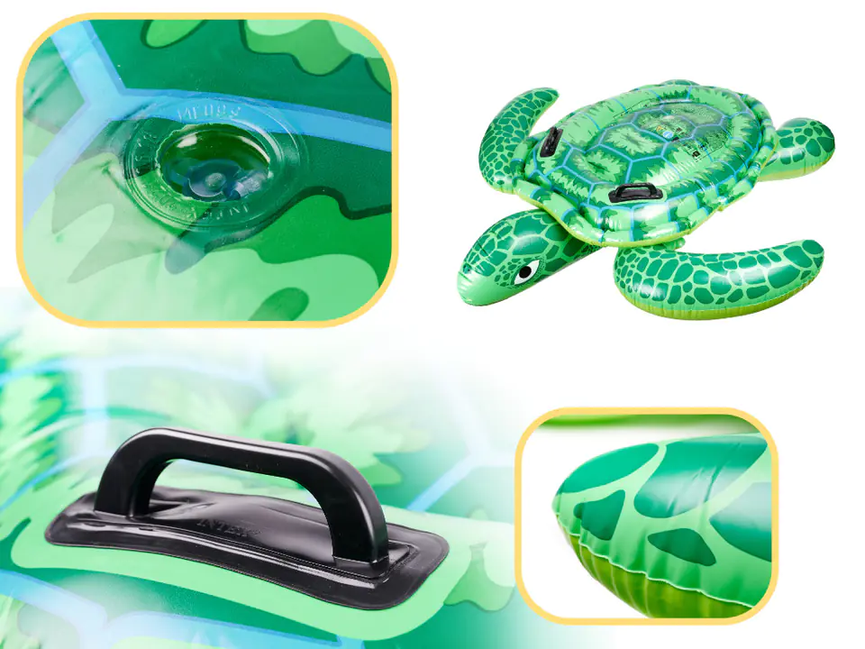 INTEX Air mattress for swimming inflatable turtle 150cm