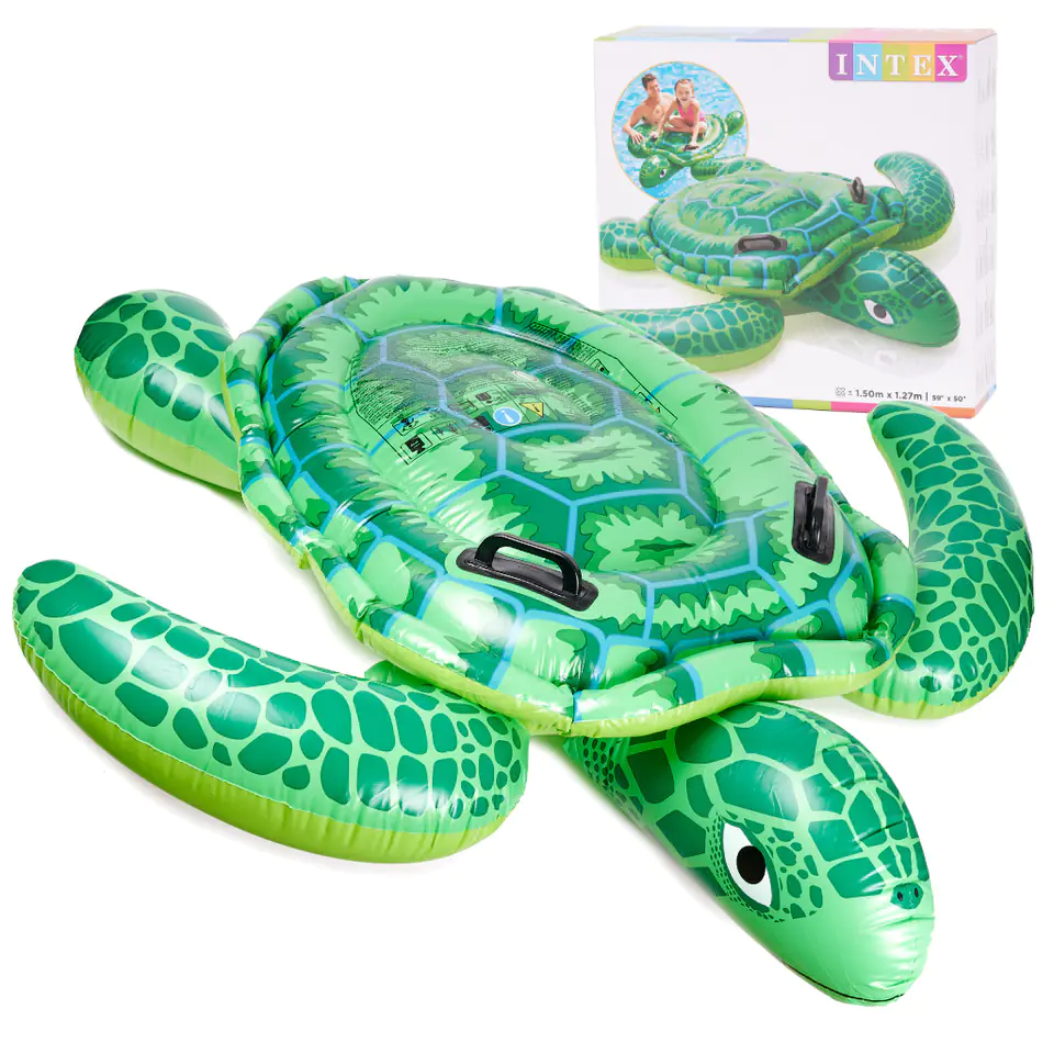 INTEX Air mattress for swimming inflatable turtle 150cm