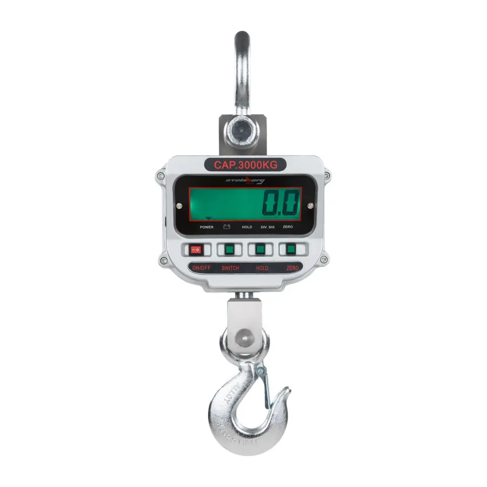 Cargo hook scale up to 3 Tons - LCD