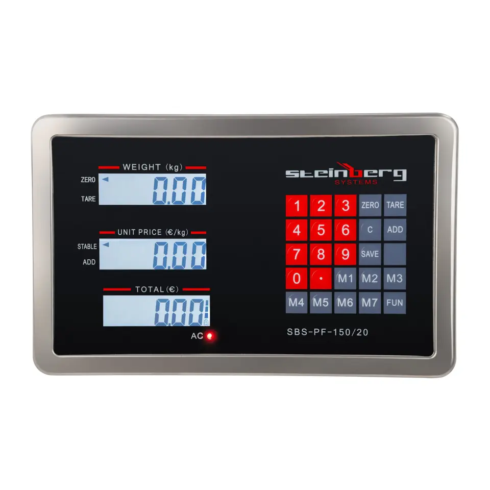 Weight WiFi case platform SBS-PF-A150/20 LCD up to 150kg | Wasserman.eu