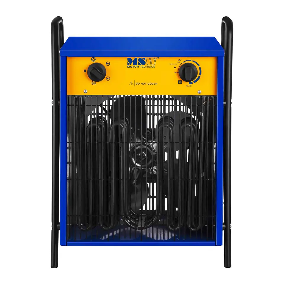 Heater construction blower for drying plaster walls rectangular 400V